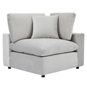 Modway EEI-4823 Commix Down Filled Overstuffed Velvet 5-Piece Sectional Sofa