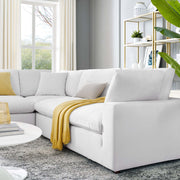Modway EEI-4823 Commix Down Filled Overstuffed Velvet 5-Piece Sectional Sofa