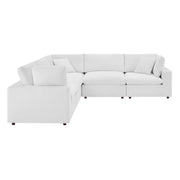 Modway EEI-4823 Commix Down Filled Overstuffed Velvet 5-Piece Sectional Sofa
