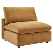 Modway EEI-4824 Commix Down Filled Overstuffed Velvet 6-Piece Sectional Sofa