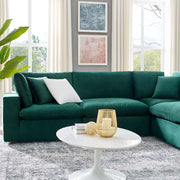 Modway EEI-4824 Commix Down Filled Overstuffed Velvet 6-Piece Sectional Sofa