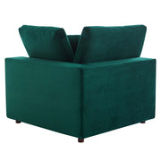 Modway EEI-4824 Commix Down Filled Overstuffed Velvet 6-Piece Sectional Sofa