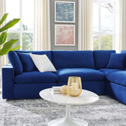 Modway EEI-4824 Commix Down Filled Overstuffed Velvet 6-Piece Sectional Sofa