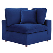 Modway EEI-4824 Commix Down Filled Overstuffed Velvet 6-Piece Sectional Sofa