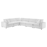 Modway EEI-4824 Commix Down Filled Overstuffed Velvet 6-Piece Sectional Sofa