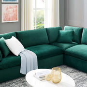 Modway EEI-4826 Commix Down Filled Overstuffed Velvet 8-Piece Sectional Sofa