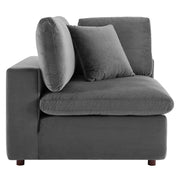 Modway EEI-4826 Commix Down Filled Overstuffed Velvet 8-Piece Sectional Sofa