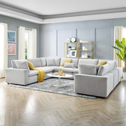 Modway EEI-4826 Commix Down Filled Overstuffed Velvet 8-Piece Sectional Sofa