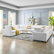 Modway EEI-4826 Commix Down Filled Overstuffed Velvet 8-Piece Sectional Sofa