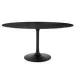 Modway EEI-4881 Lippa 60" Artificial Marble Oval Dining Table