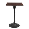 Modway EEI-4891 Lippa 28" Square Wood Bar Table