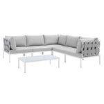 Modway EEI-4929 Harmony 6-Piece Outdoor Patio Sectional Sofa Set