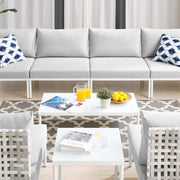 Modway EEI-4942 8-Piece Sunbrella Basket Weave Outdoor Patio Sofa