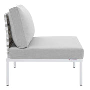 Modway EEI-4942 8-Piece Sunbrella Basket Weave Outdoor Patio Sofa