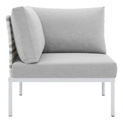 Modway EEI-4942 8-Piece Sunbrella Basket Weave Outdoor Patio Sofa
