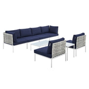 Modway EEI-4942 8-Piece Sunbrella Basket Weave Outdoor Patio Sofa