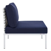 Modway EEI-4942 8-Piece Sunbrella Basket Weave Outdoor Patio Sofa