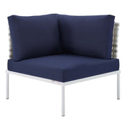 Modway EEI-4942 8-Piece Sunbrella Basket Weave Outdoor Patio Sofa