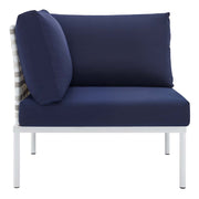 Modway EEI-4942 8-Piece Sunbrella Basket Weave Outdoor Patio Sofa