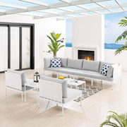 Modway EEI-4944 Harmony 8-Piece Sunbrella Outdoor Patio Sofa