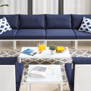 Modway EEI-4944 Harmony 8-Piece Sunbrella Outdoor Patio Sofa