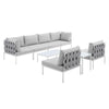 Modway EEI-4945 Harmony 8-Piece Sunbrella Outdoor Patio Sofa