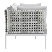 Modway EEI-4946 Harmony 8-Piece Sunbrella Basket Weave Seating Set