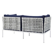 Modway EEI-4946 Harmony 8-Piece Sunbrella Basket Weave Seating Set