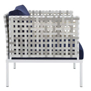 Modway EEI-4946 Harmony 8-Piece Sunbrella Basket Weave Seating Set