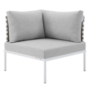 Modway EEI-4947 Harmony 8-Piece Sunbrella Basket Weave Seating Set