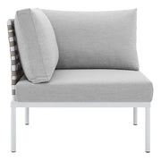 Modway EEI-4947 Harmony 8-Piece Sunbrella Basket Weave Seating Set