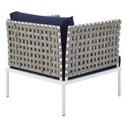 Modway EEI-4947 Harmony 8-Piece Sunbrella Basket Weave Seating Set