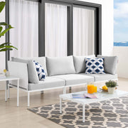Modway EEI-4967 Harmony Sunbrella Outdoor Patio Aluminum Sofa