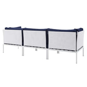 Modway EEI-4967 Harmony Sunbrella Outdoor Patio Aluminum Sofa