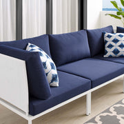 Modway EEI-4967 Harmony Sunbrella Outdoor Patio Aluminum Sofa