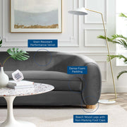 Modway EEI-4970 Abundant Performance Velvet Sofa