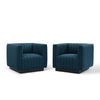 Modway Conjure Tufted Armchair Upholstered Fabric Set of 2