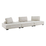 Modway EEI-5206 Saunter Tufted Fabric Fabric 3-Piece Sofa