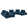 Modway EEI-5210 Saunter Tufted Fabric Fabric 5-Piece Sectional Sofa