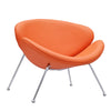 Modway Nutshell Upholstered Vinyl Lounge Chair