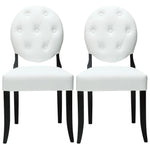 Modway Button Dining Chairs Set of 2