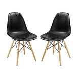 Modway Pyramid Dining Side Chairs Set of 2