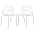 Modway Curvy Dining Chairs Set of 2