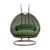 LeisureMod Wicker Hanging 2 person Egg Swing Chair
