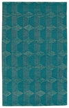 Kaleen Rugs Evanesce Collection ESE05-91 Teal Area Rug