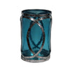Classy Glass Pillar Candle Holder Benzara