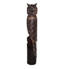 Stylish Wooden Standing Owl Benzara