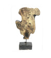 Creative Wooden Decoration with Metal Stand Benzara