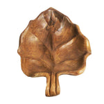 Stylish Wooden Leaf Decoration Piece Benzara