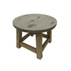 Appealing Wooden Round Table Benzara